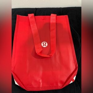 Lululemon Red Tote Bag